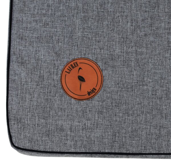 Lauren Design Ortopedická matrace pro psy Hector OUTDOOR, šedá Velikost: M - 70 x 60 cm