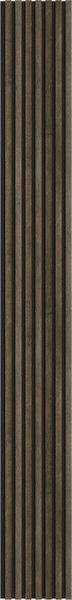 Mexen Lam-F, akustické stěnové lamely 275 × 31,5 cm, filc 6 mm, dub espresso, S105-275317-2812-065