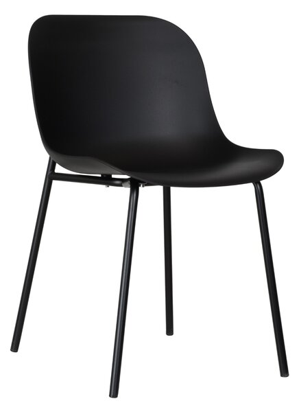 IDEPAR Designová jídelní židle ALUMA - černá
