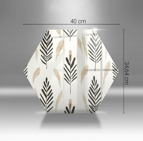 Skleněná deska do kuchyně Boho rostliny