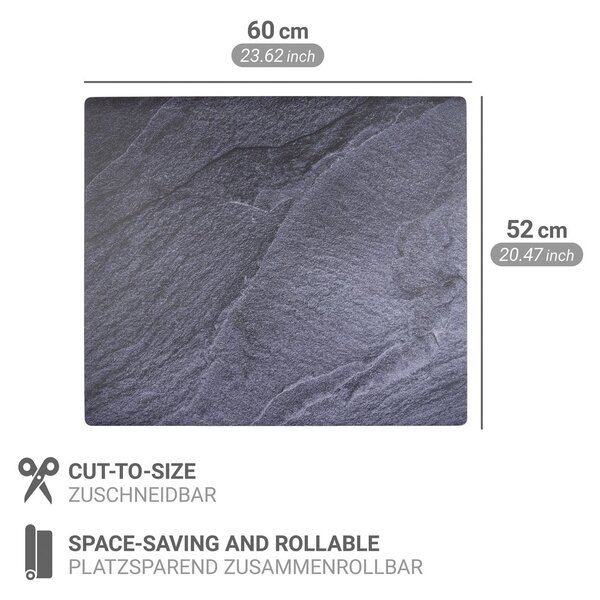 Kryt na sporák z PVC 60x52 cm Slate – Wenko
