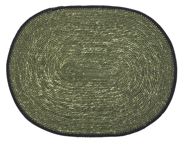 Prostírání Seagrass Black Rim – set 2 ks Přírodní