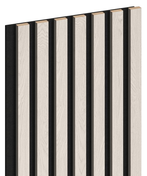 Mexen Lam-F, akustické stěnové lamely 275 × 31,5 cm, filc 6 mm, dub polární, S105-275317-2812-067
