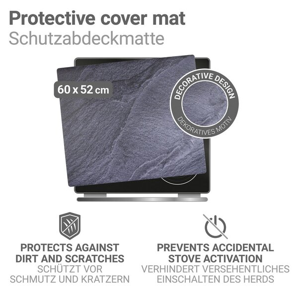 Kryt na sporák z PVC 60x52 cm Slate – Wenko
