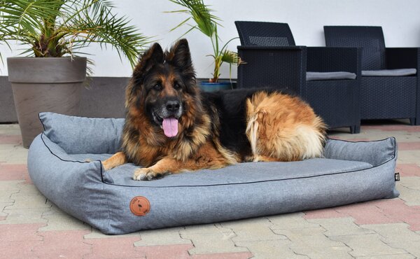 Lauren Design Pelech Rocky Orthopedic, outdoor šedý Velikost: M (83 x 73cm)