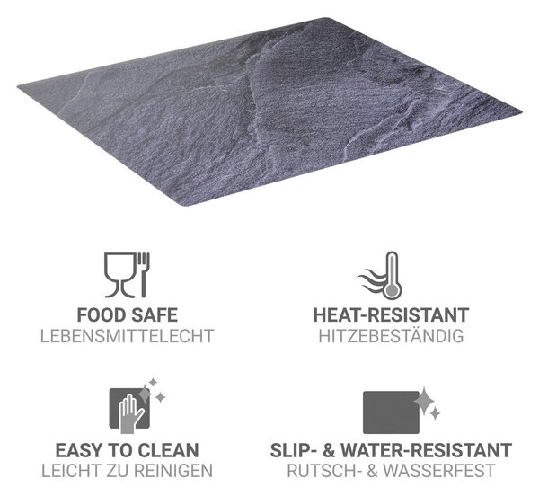 Kryt na sporák z PVC 60x52 cm Slate – Wenko