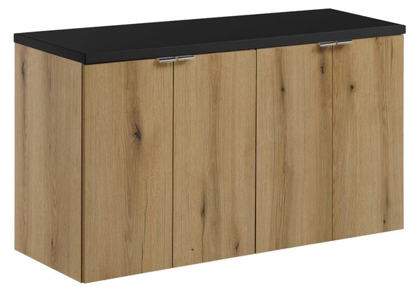 Comad Koupelnová skříňka pod deskové umyvadlo NOA B Black 100 černá/dub coast evoke