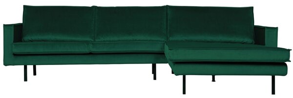 -25 % Dny MOMENTI– WOOOD Sametová rohová pohovka Raden 300 cm, pravá