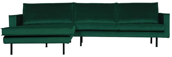 -25 % Dny MOMENTI– WOOOD Sametová rohová pohovka Raden 300 cm, levá