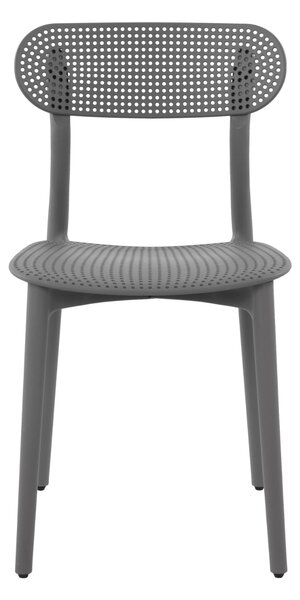 IDEPAR Designová jídelní židle TOLA - šedá