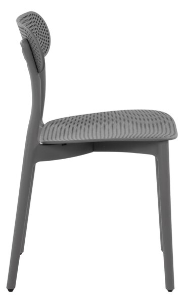 IDEPAR Designová jídelní židle TOLA - šedá