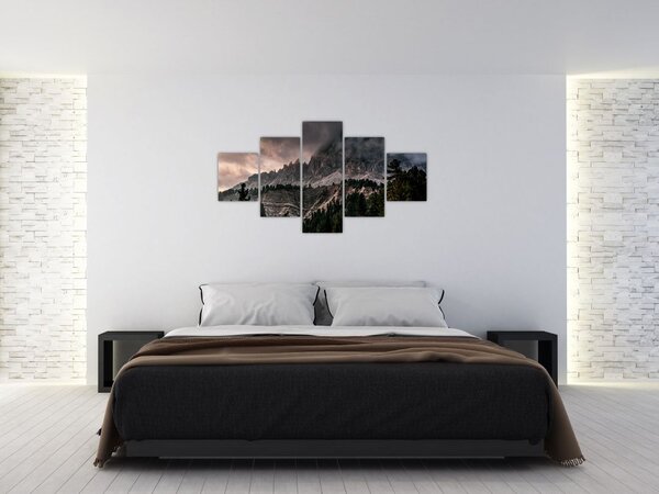 Obraz skalnatých hor (125x70 cm)