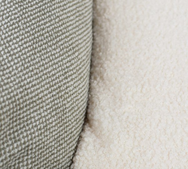 Lauren Design Pelech Rocky Orthopedic, krémový Bouclé Velikost: M (83 x 73cm)