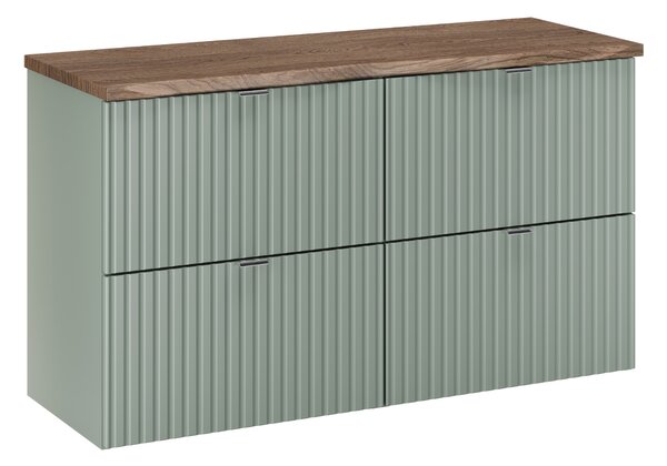 Comad Koupelnová skříňka pod deskové umyvadlo SET-LRG B NAT Casella 100 zelená/dub casella