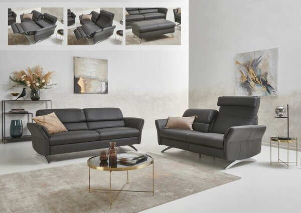 Sedací souprava ESPERANZA 5031_varianta 3 + 2,5_ kůže Softline fango