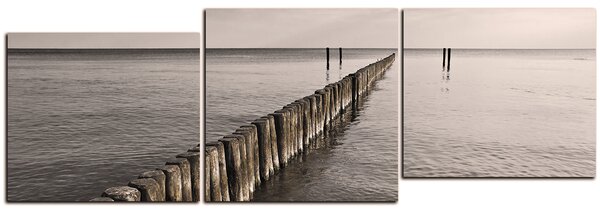 Obraz na plátně - Vlnolam - panoráma 5143FD (90x30 cm)