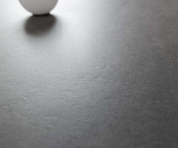 DELIFE Konferenční stolek Edge oválný tvar 140×80 cm keramika beton šedá Lumia akryl