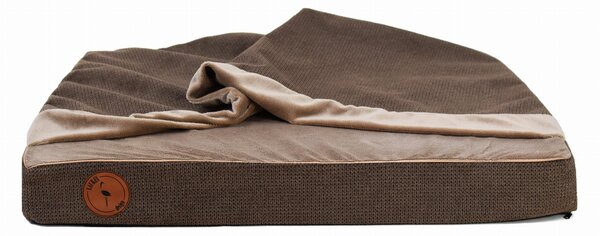 Lauren Design Ortopedická matrace pro psy Luna, hnědá Velikost: S - 55 x 45 cm