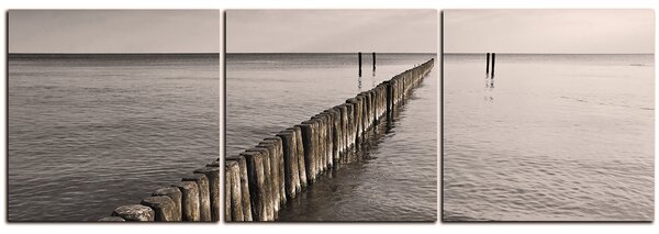 Obraz na plátně - Vlnolam - panoráma 5143FB (90x30 cm)