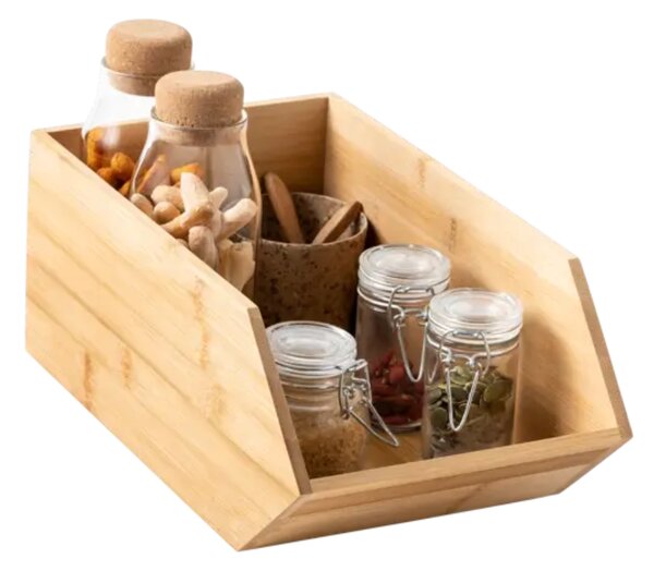 5Five® Bambusový organizér, úložný box, 1komorový, SINGLE CAJA, 31x17x13