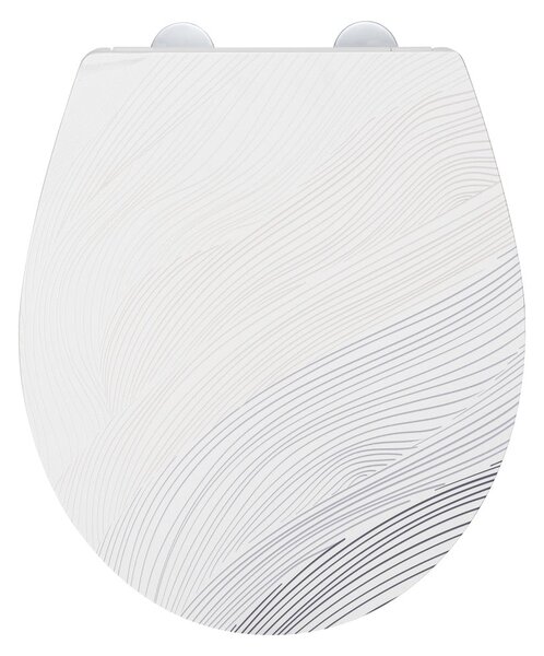 Záchodové prkénko s automatickým zavíráním 38 x 44,5 cm Menin – Wenko