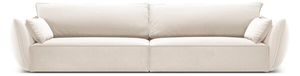 Béžová sametová pohovka 248 cm Vanda – Mazzini Sofas
