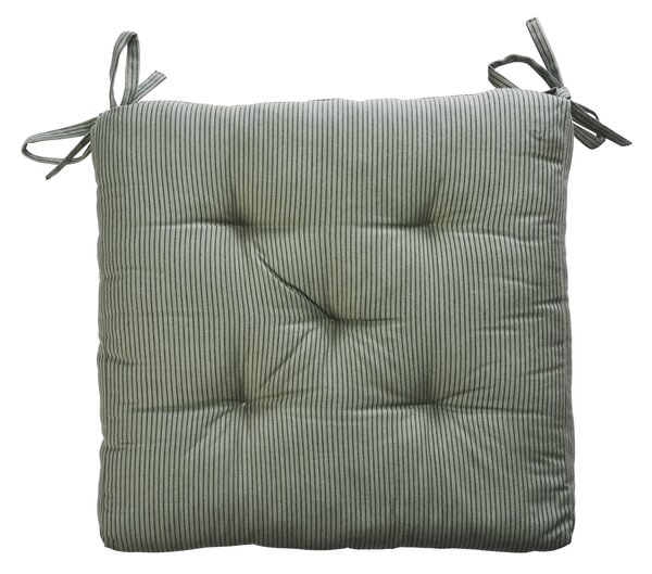 Prošívaný podsedák Striped Laurel Green