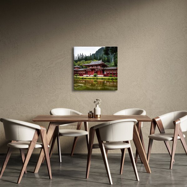Obraz - čínská architektura (30x30 cm)