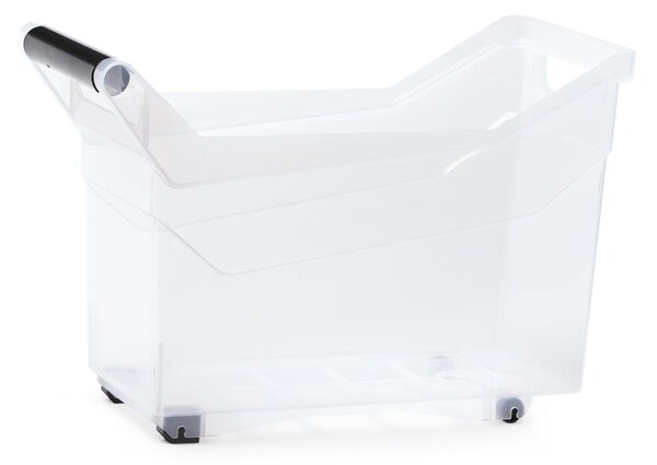 Prosperplast Úložný box, úzký s madlem, systémový NUK 48 x 18 x 26, 17l