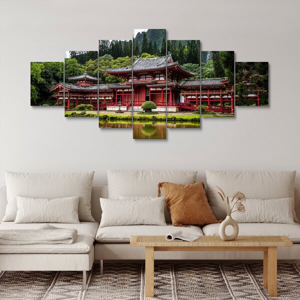 Obraz - čínská architektura (210x100 cm)