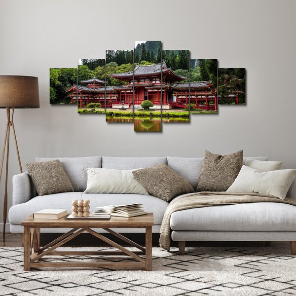 Obraz - čínská architektura (210x100 cm)