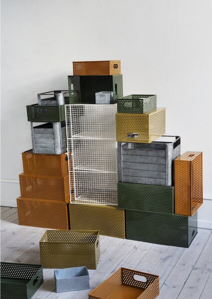Kovový úložný box Galvanized S