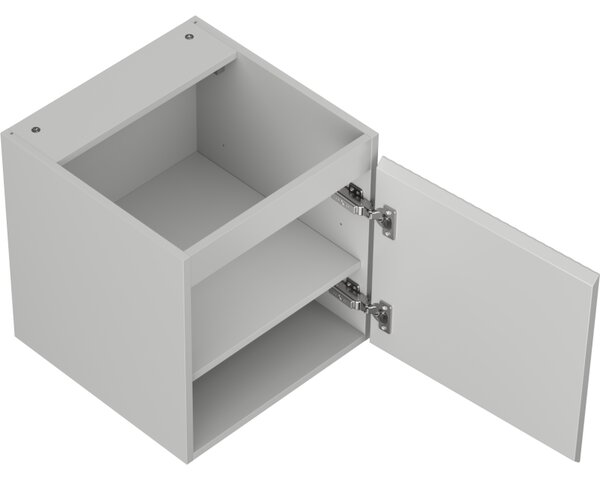 Mexen Rivel, koupelnová skříňka 45 cm, 1 dvířka, s drážkami, šedá matná, 91A21-04547-1-BF62