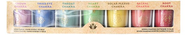 Arôme Sada vonných svíček BALANCED CHAKRA - 7ks, 50g/ks