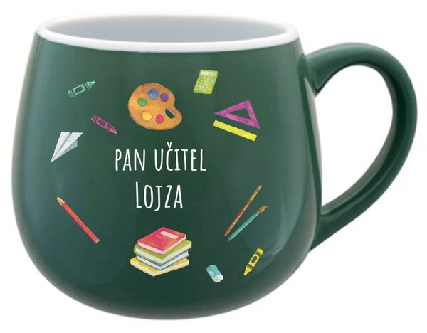 Personalizovaný keramický hrníček pro paní učitelku/pana učitele (pomůcky)