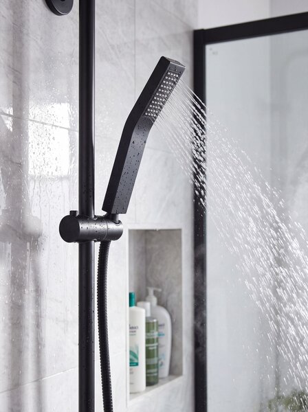 Sprchová hlavice AMBORO Mosaz Černá