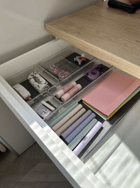 Orion Organizér do šuplíku kuchyně i koupelny, příborník GREY 33 x 9 x 5 cm