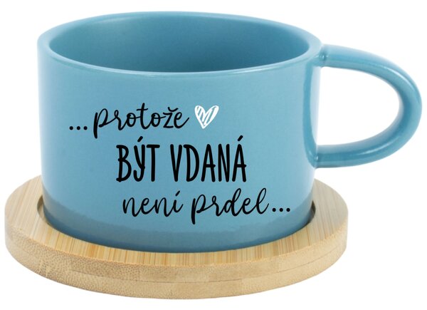 Hrníček makronka - Protože [doplň si sám] není prdel
