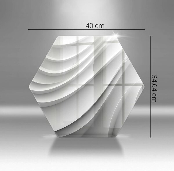 Skleněná deska do kuchyně Geometrické čáry