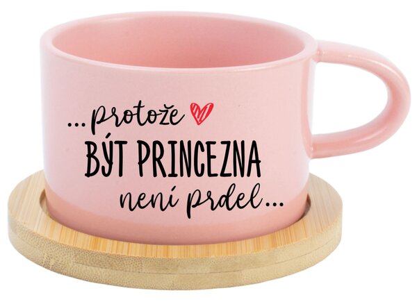 Hrníček makronka - Protože [doplň si sám] není prdel