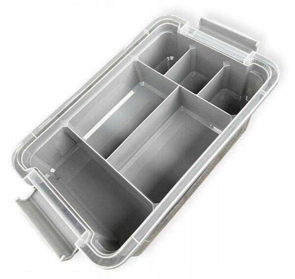 Orion Organizér, úložný box 2v1, multifunkční, bílý STORMAX - 9l, 35 x 23 x 17 cm