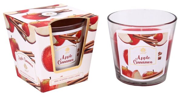 Arôme Vonná svíčka APPLE & CINNAMON 120g