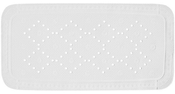 Spirella protiskluzová podložka do vany ALASKA, sněhově bílá, PVC, 71 x 36 cm