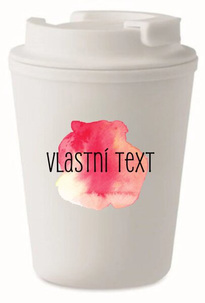 Personalizovaný cestovní termohrnek - Akvarelový otisk