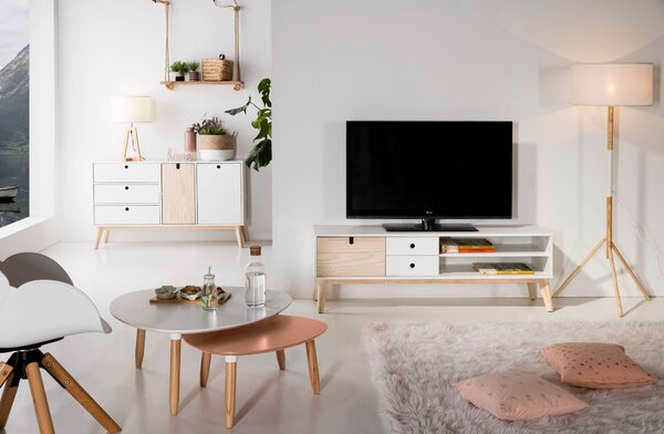 Sob nábytek - TV stolek z masivu Marckeric Kiara - F0MKC-12662