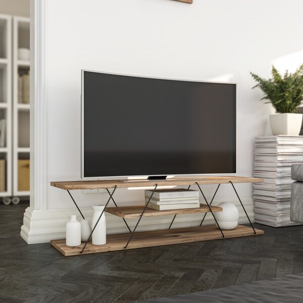 Hanah Home TV stolek Canaz 120 cm ořech