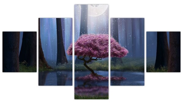 Obraz - Magická noc (125x70 cm)