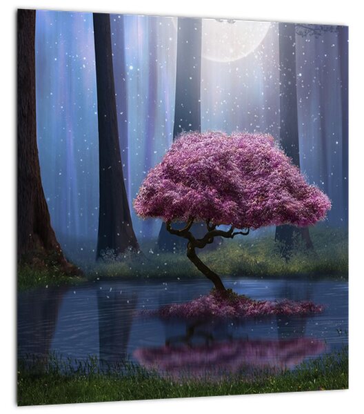 Obraz - Magická noc (30x30 cm)