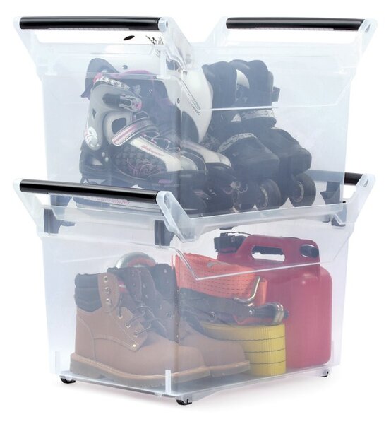 Prosperplast Úložný box, úzký s madlem, systémový NUK, 58x38x38, 49l