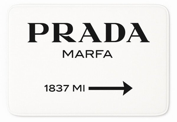 Bílé sametové koupelnové předložky v sadě 2 ks 60x100 cm Prada – Mila Home